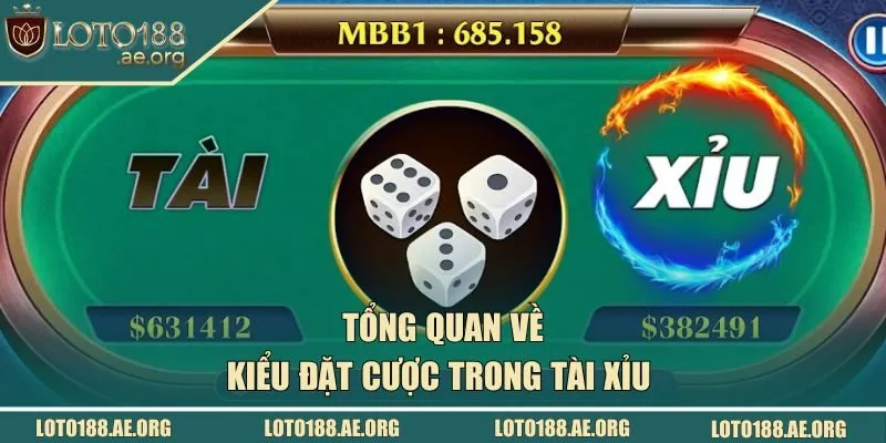 Tổng quan về kiểu đặt cược trong tài xỉu